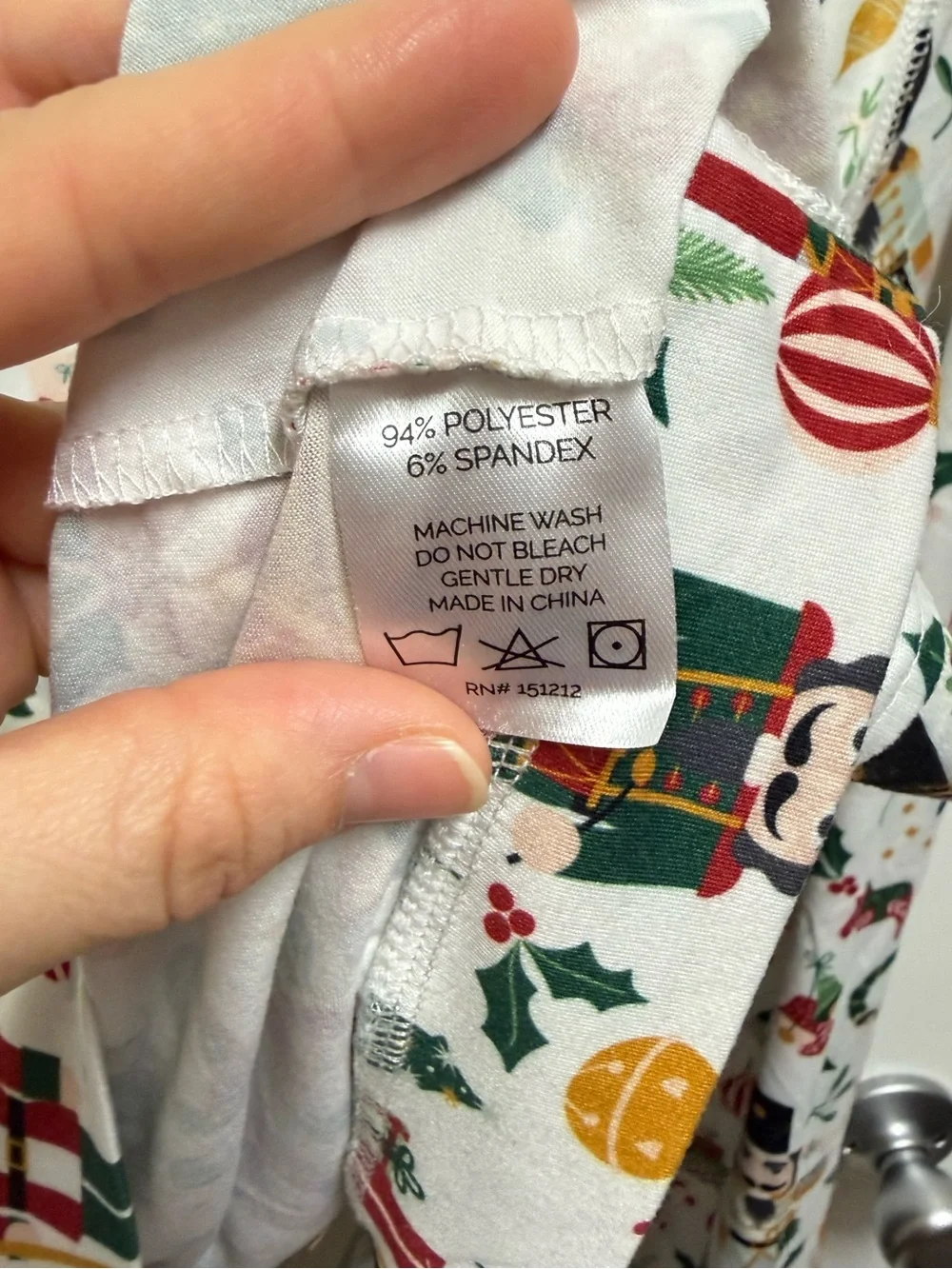 Mary Square Holiday Nutcracker Pajama Set